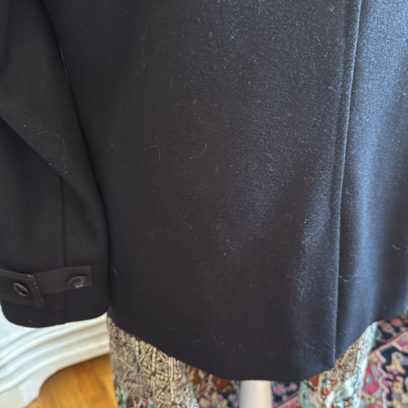 TED BAKER LONDON CLASSIC NAVY PEACOAT NEW+TAGS GORGEOUS WOOL-SATIN PRINT LINING - Picture 8 of 15